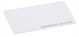 Karta zbliżeniowa S301BNR Mifare 13,56 z numerem