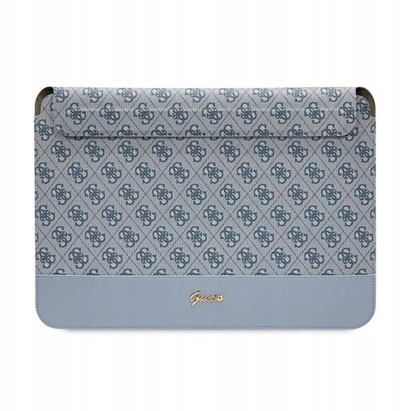 Guess 4G Stripe Metal Logo Computer Sleeve Etui na notebooka 14" Niebieski