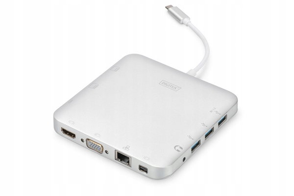 Stacja dokująca, USB typu C 11-portów DA-70863
