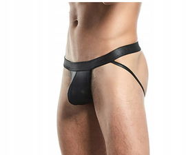 Męska Bielizna Majtki Lateks Kostium Przebranie Vinyl Lack Wetlook