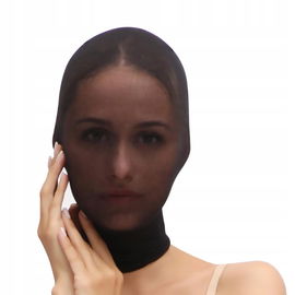 Strój Przebranie Czarna Maska na Twarz Głowę Bielizna Damska Komplet