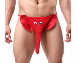 Stringi Męskie Bielizna Trąba Słonia Słoń Kostium Dodatek