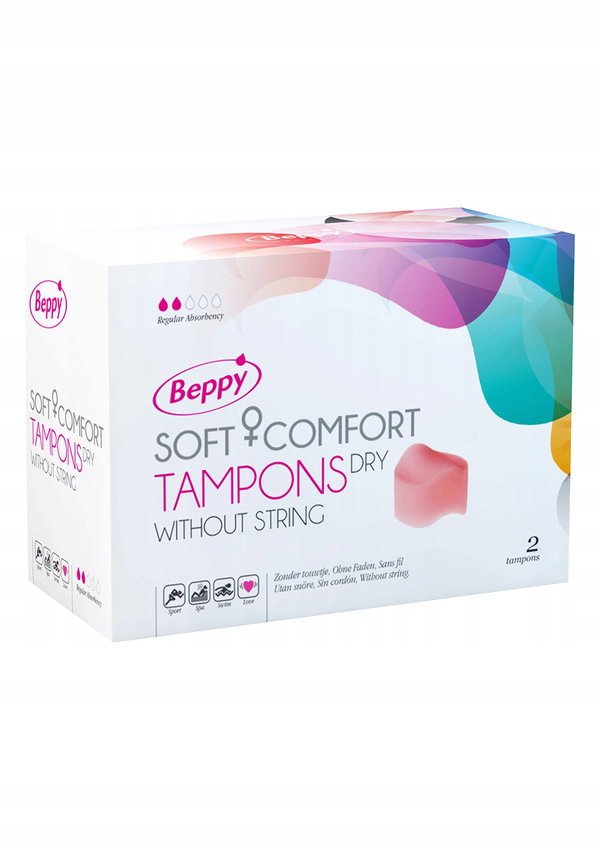 Asha Beppy Tampony Nawilżane 2 szt.