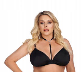 Bielizna Damska Czarny Dodatek Laura collar 1