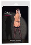 Bielizna Damska Samonośne Czarne Pończochy stockings leo 3 r. one size