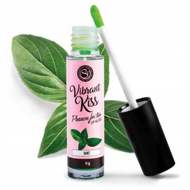 Błyszczyk do seksu oralnego LIP GLOSS VIBRANT KISS MINT