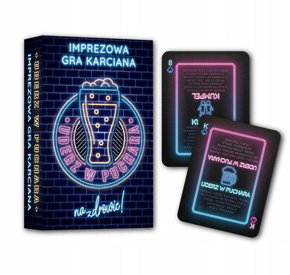 Gra Śmieszny Prezent Gra karciana UDERZ W PUCHARA