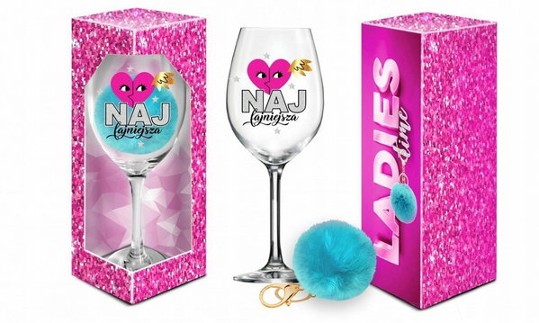 Kieliszki do wina wielokolorowy 700ml 1 szt.