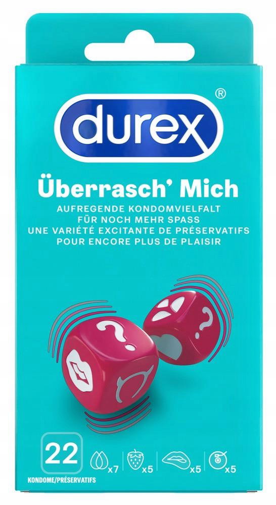 Kondomy DUREX - 30 PREZERWATYW MIX 4 RÓŻNE ODMIANY