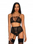 Komplet stanik pas stringi obsessive basitta L/XL
