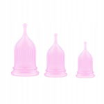 Kubek Menstruacyjny 3 szt Coppette mestruali Safe & Dry
