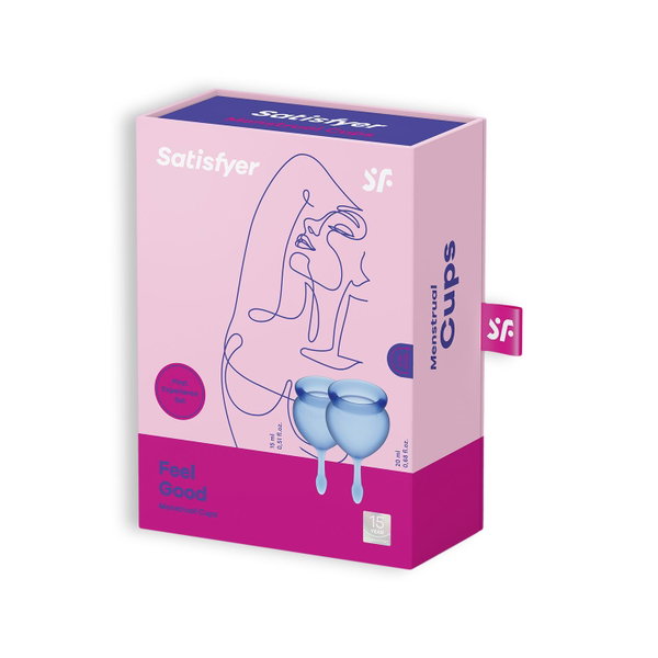 Kubeczek menstruacyjny Satisfyer niebieski