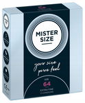 Mister Size Condoms prezerwatywy dopasowane do rozmiaru 64mm 3 sztuki
