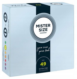 Mister Size Condoms prezerwatywy dopasowane do rozmiaru 49mm 36 sztuk