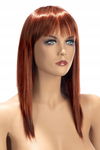 Peruka włosy długie syntetyczne jasny brąz WORLD WIGS damska