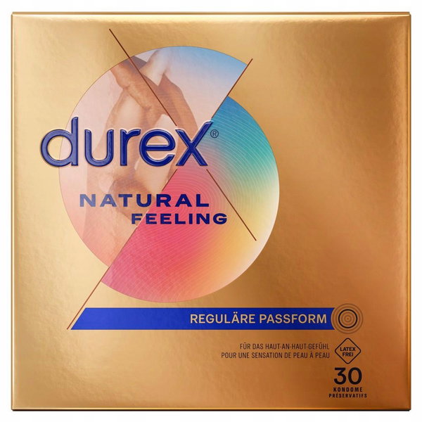 Prezerwatywy Kondomy Durex Natural Feeling 30 szt