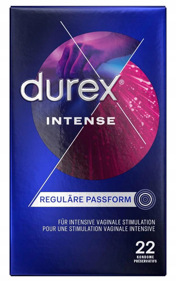 Prezerwatywy Kondomy Durex Intense Orgasmic x 22 szt