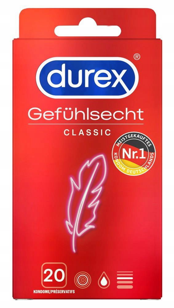 Prezerwatywy Kondomy Durex Class 20 szt