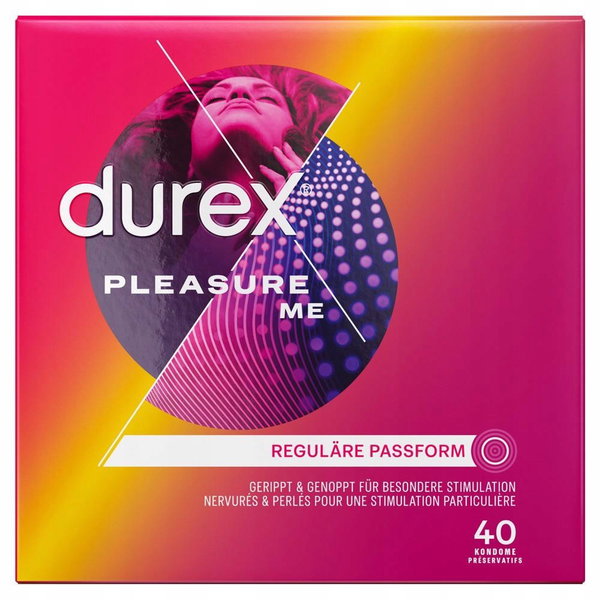 Prezerwatywy Kondomy Durex Pleasure Me x 40 szt