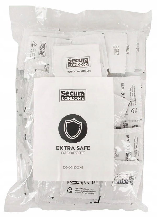 Prezerwatywy Kondomy Secura Extra Safe 100 szt