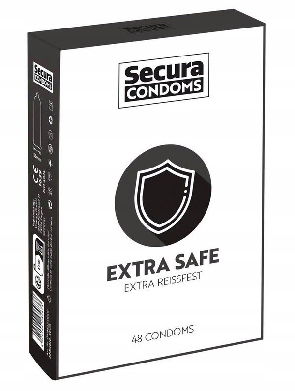 Prezerwatywy Kondomy Secura Extra Safe 48 szt