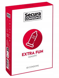 Prezerwatywy Kondomy Secura Extra Fun 48 szt