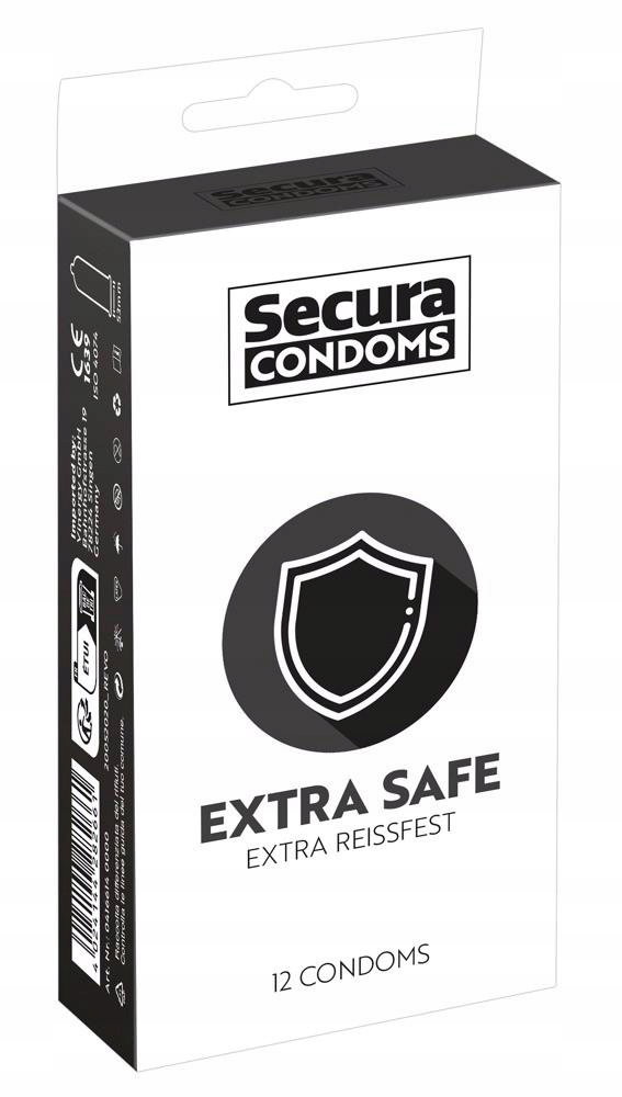 Prezerwatywy Kondomy Secura Extra Safe 12 szt
