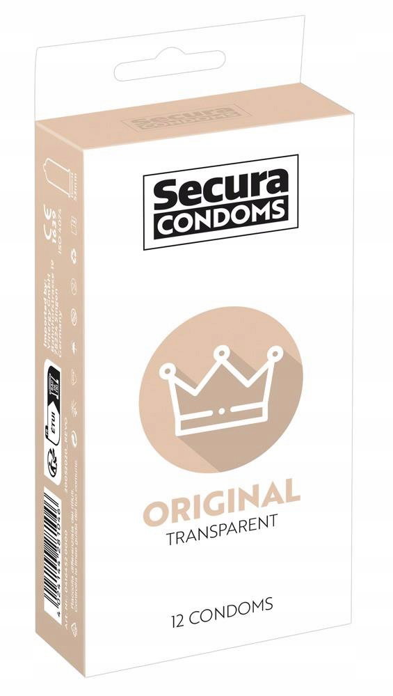 Prezerwatywy Kondomy Secura Original 12 szt