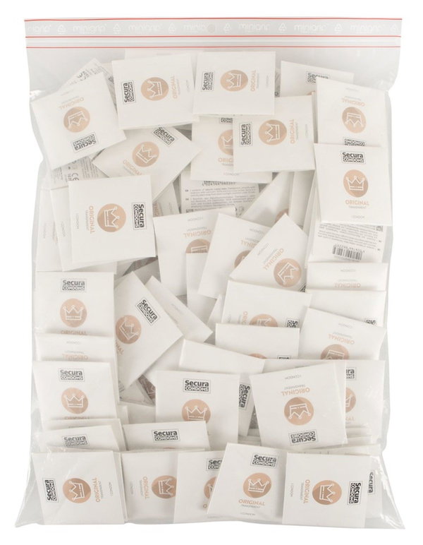 Prezerwatywy Secura Condoms Original 100 sztuk ORION
