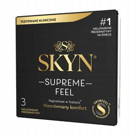 Prezerwatywy SKYN Supreme Feel 3 szt. NAJCIEŃSZE NA ŚWIECIE