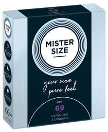Prezerwatywy Kondomy Mister Size 69mm pack of 3