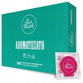 Prezerwatywy Kondomy Prezerwatywy-Love Match Arromatizato - 144 pack