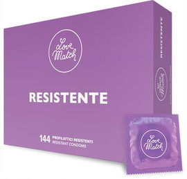 Prezerwatywy Kondomy Prezerwatywy-Love Match Resistante - 144 pack