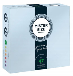 Prezerwatywy Kondomy Mister Size 47mm pack of 36