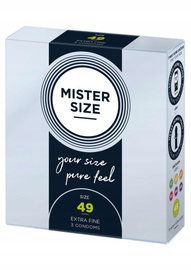 Prezerwatywy MISTER SIZE 49mm Condoms 3pcs Natural