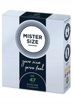 Prezerwatywy MISTER SIZE 47mm Condoms 3pcs Natural