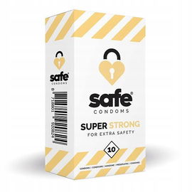 Prezerwatywy SAFE - Condoms Super Strong for Extra Safety (10 pcs)