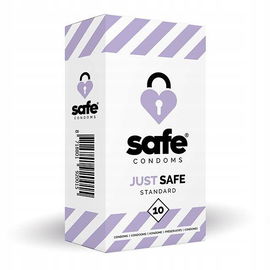 Prezerwatywy SAFE - Condoms Just Safe Standard (10 pcs)
