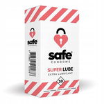 Prezerwatywy SAFE - Condoms Super Lube Extra Lubricant (10 pcs)