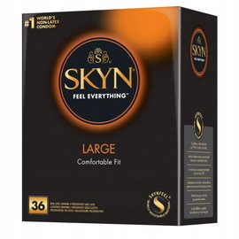 Prezerwatywy Kondomy UNIMIL SKYN FEEL EVERYTHING LARGE nielateksowe 36 szt