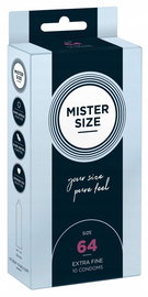 Prezerwatywy Kondomy Mister Size 64mm pack of 10
