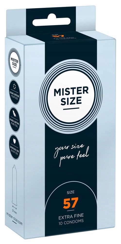 Prezerwatywy Kondomy Mister Size 57mm pack of 10