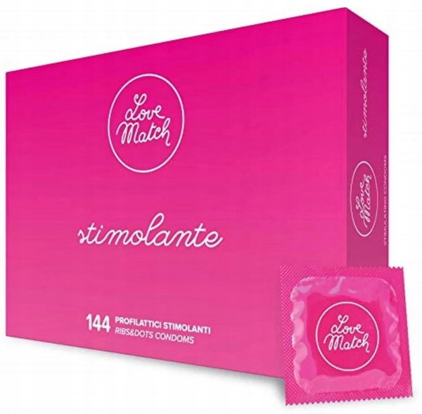 Prezerwatywy stymulujące pobudzające sex 144 sztuk