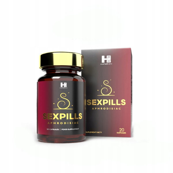 SEX-PILLS Aphrodisiac 20 Tabletek na potencje erekcje libido dla Pań Panów