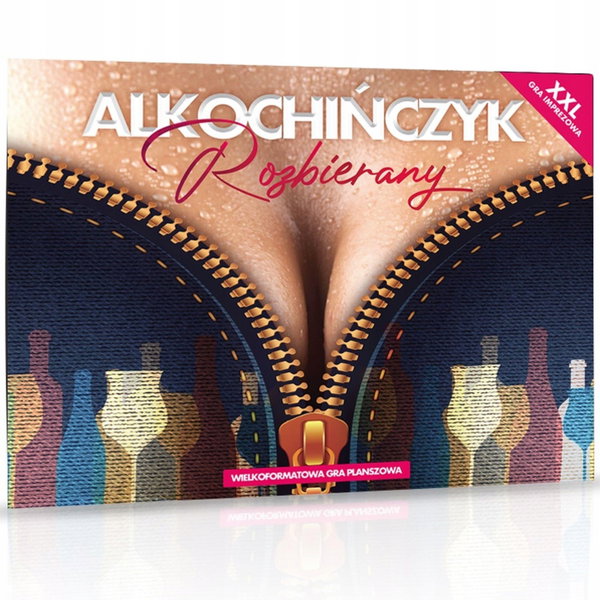 Śmieszny Prezent Gry XXL Alkochińczyk Rozbierany
