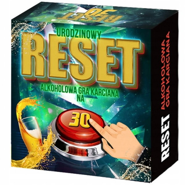 Śmieszny Prezent Gry Urodzinowy Reset 30