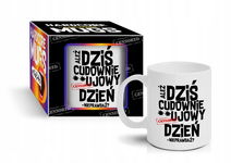 Śmieszny Prezent HARDCORE MUGS - kubek Boss 300ml - Ależ dziś cudownieujowy