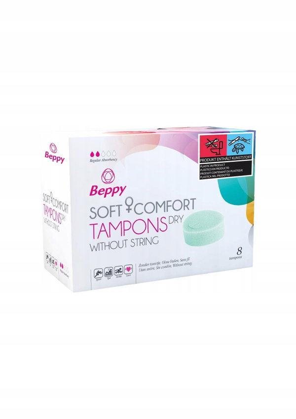 Tampony bez sznureczka Beppy Dry Tampons BP002A 8 szt.
