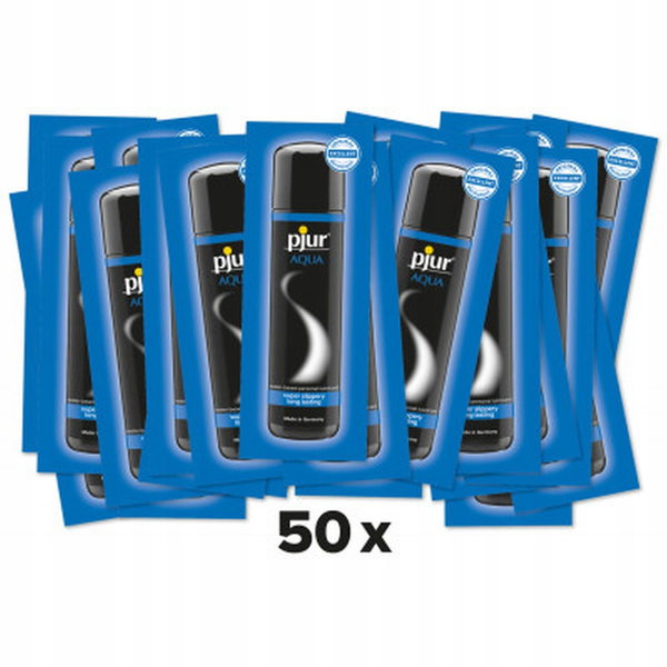 Żel Lubrykant Wodny pjur Aqua 2 ml - 50 sztuk