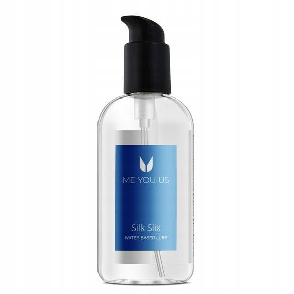 Żel Lubrykant Wodny Żel- Me You Us Silk Slix Pump Bottle White 250ml